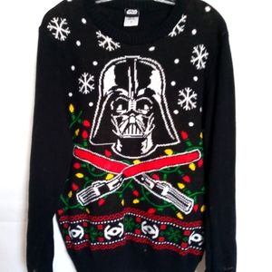 Star Wars Darth Vader X-Mas Sweater Lights Up